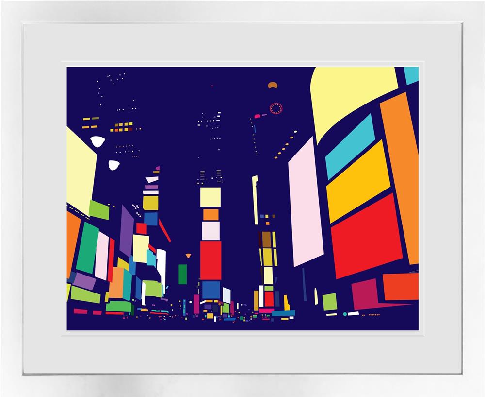 Oshe- 'Electric Dreams NYC' - Framed Limited Edition