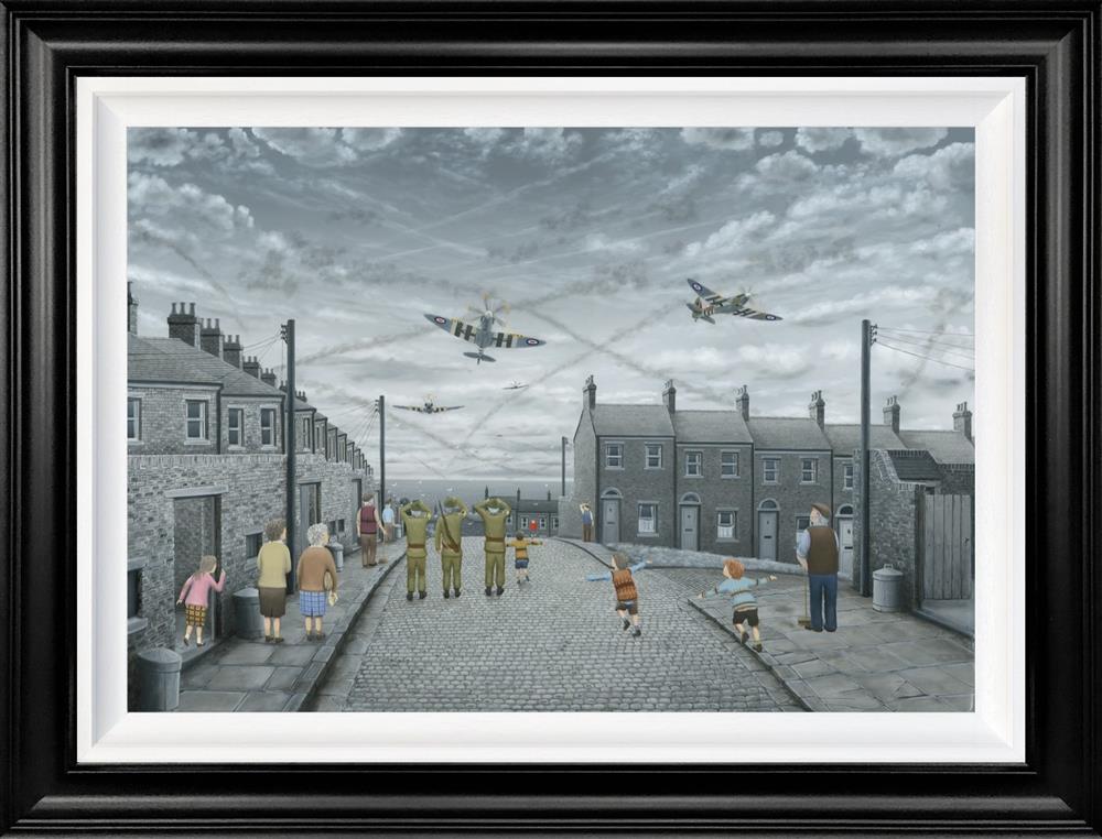 Leigh Lambert - 'Emerging Victorious' - Canvas Deluxe Artist Proof - Framed Limited Edition Art