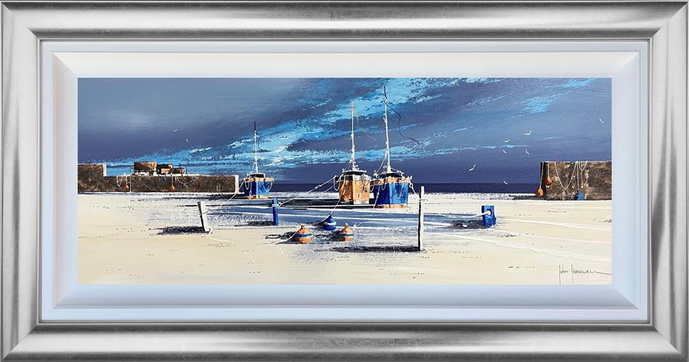 John Horsewell - 'Evening Life At Sea' - Framed Original Artwork