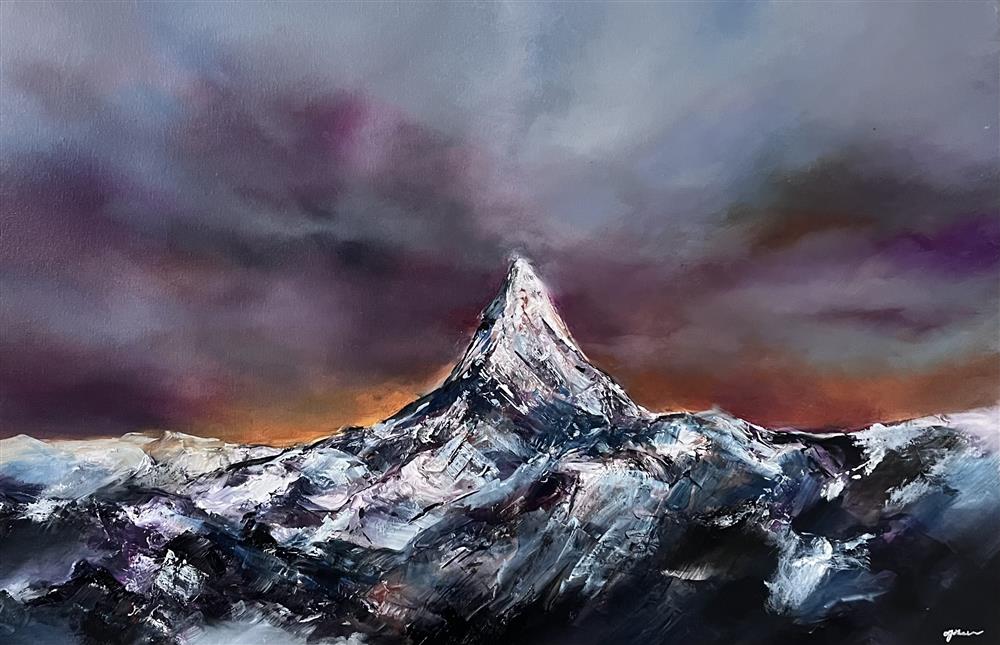 Alison Johnson - 'Everest' - Framed Original Artwork