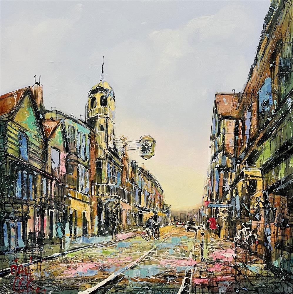 Nigel Cooke - 'Exploring Guildford' - Framed Original Artwork