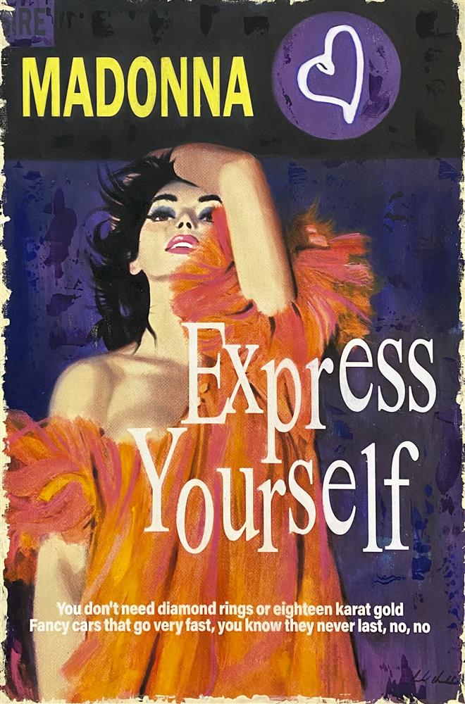 Linda Charles - 'Express Yourself' - Framed Original Artwork