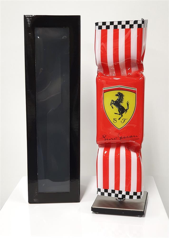 Michael Daniels - 'Ferrari Striped' - Limited Edition Sculpture