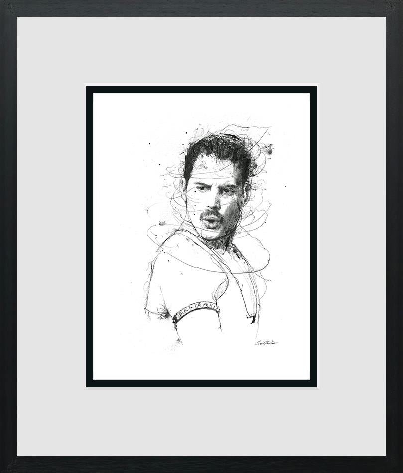 Scott Tetlow - 'Freddie' - Miniature-Framed Limited Edition Print