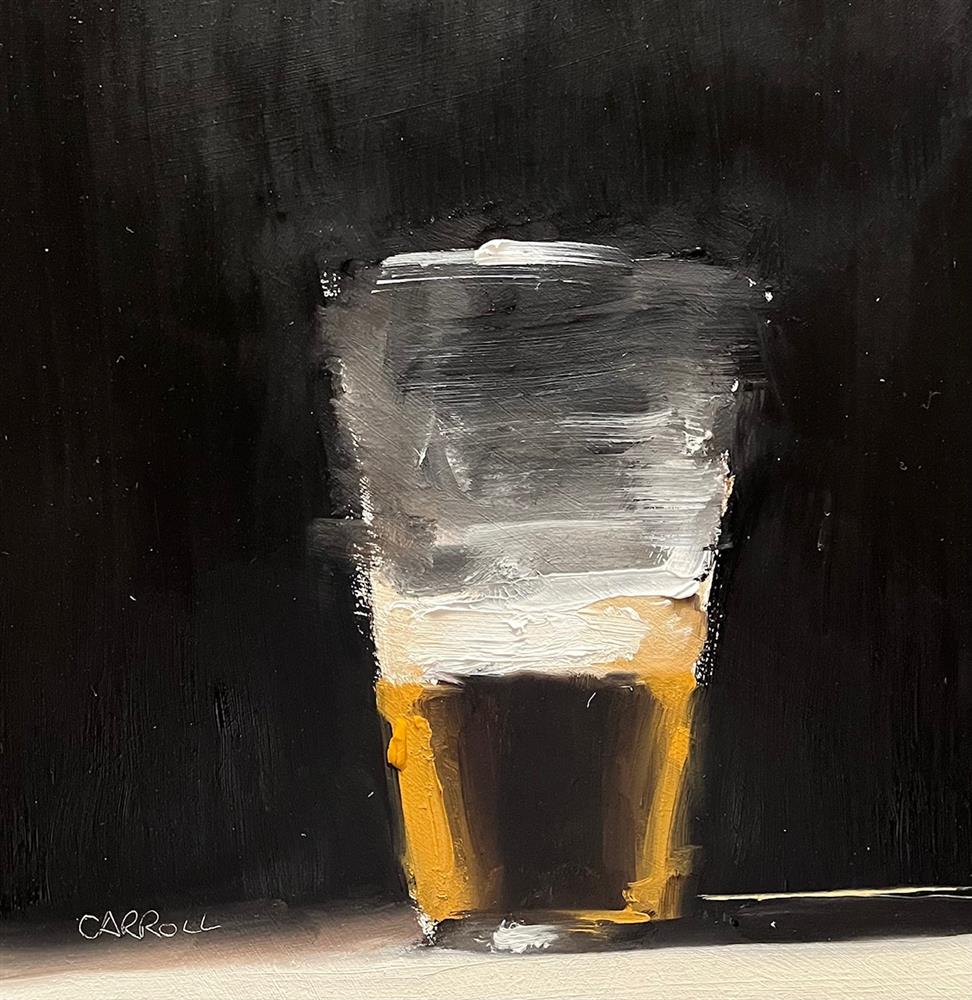 Neil Carroll - 'Glass Of Beer' - Framed Original Artwork