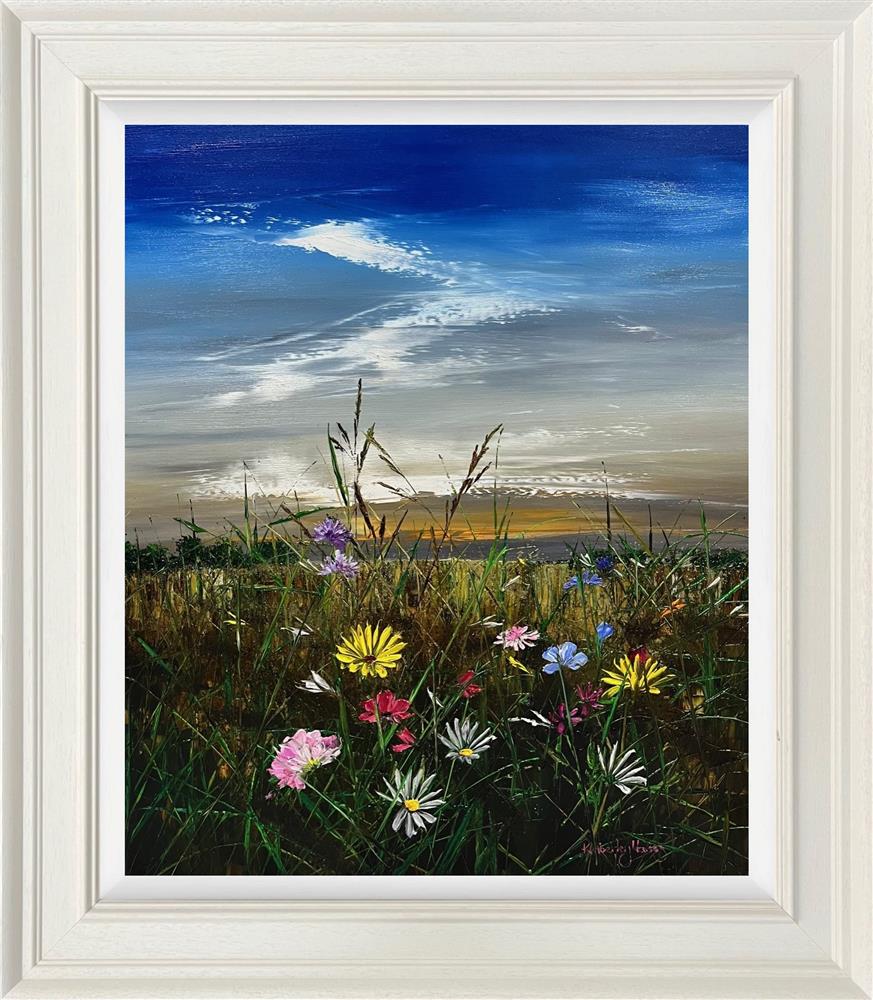 Kimberley Harris - 'Glowing Grasslands' - Framed Original Art