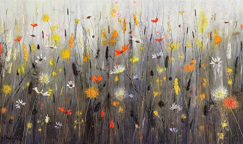 Jo Starkey- 'Golden Meadow' - Framed Original Artwork