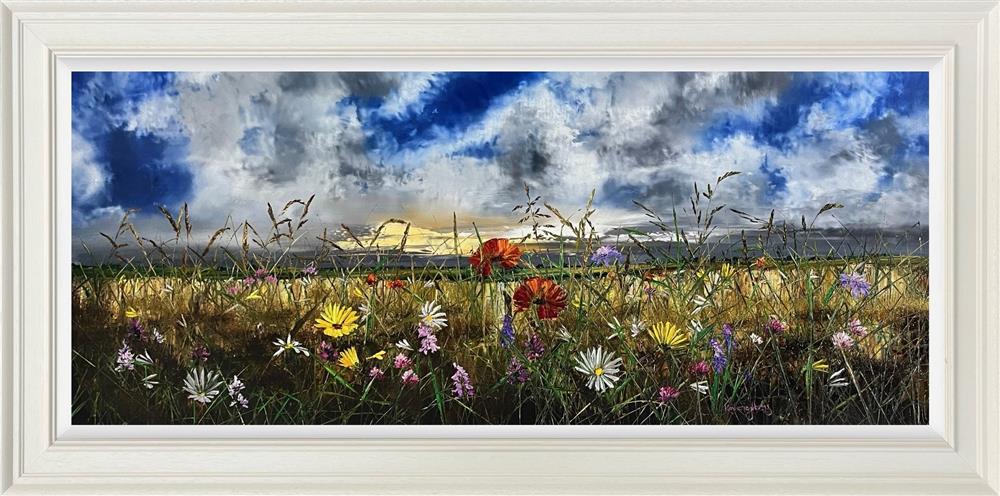 Kimberley Harris - 'Golden Skies' - Framed Original Art