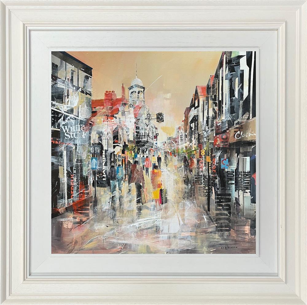 Ed Robinson - 'Guildford High Street'  - Framed Original Artwork