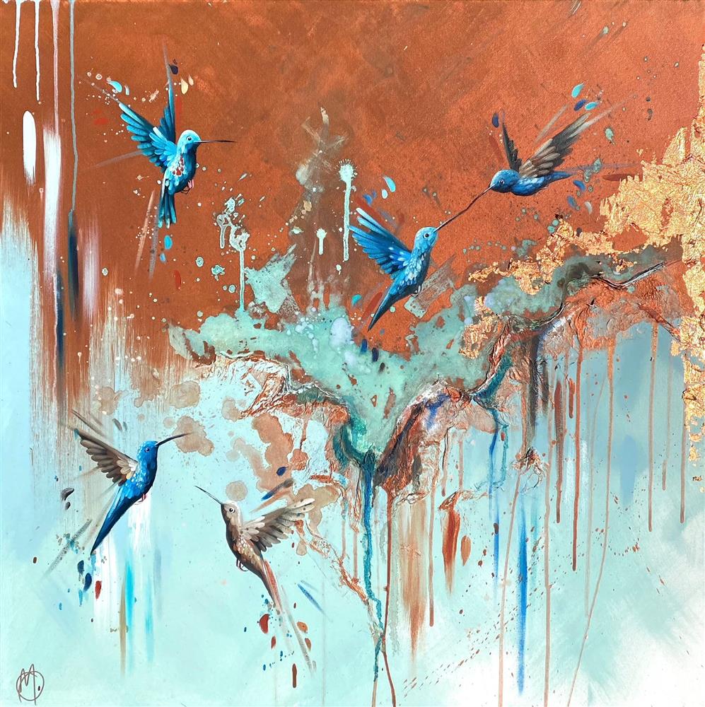 Mellisuga- 'Harmony Of The Hummingbirds' - Framed Original Artwork