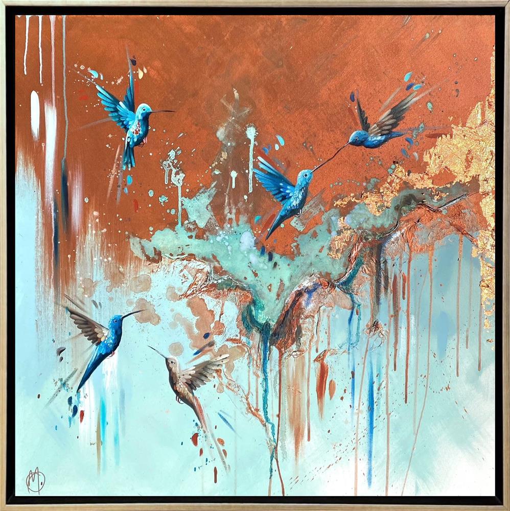 Mellisuga- 'Harmony Of The Hummingbirds' - Framed Original Artwork