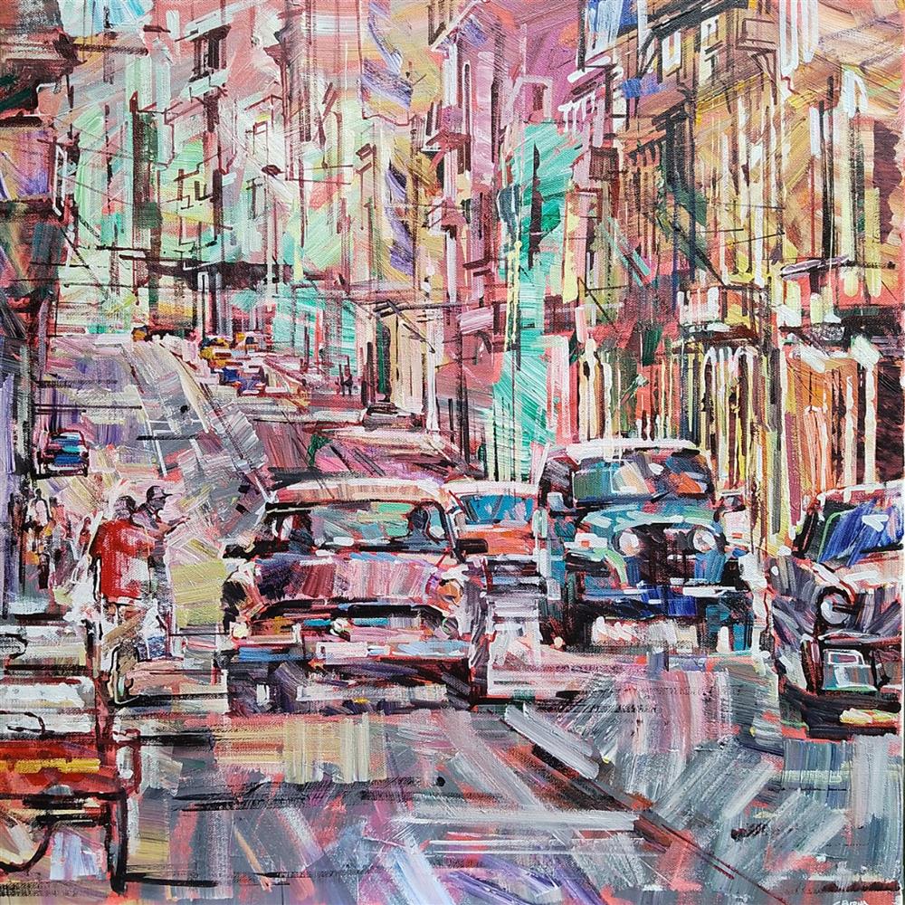 Colin Brown - 'Havana Streets' - Framed Original Art