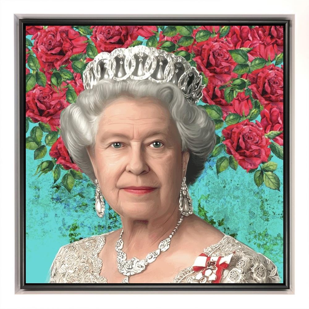 Sannib - 'Her Majesty' - Lenticular -  Framed Limited Edition