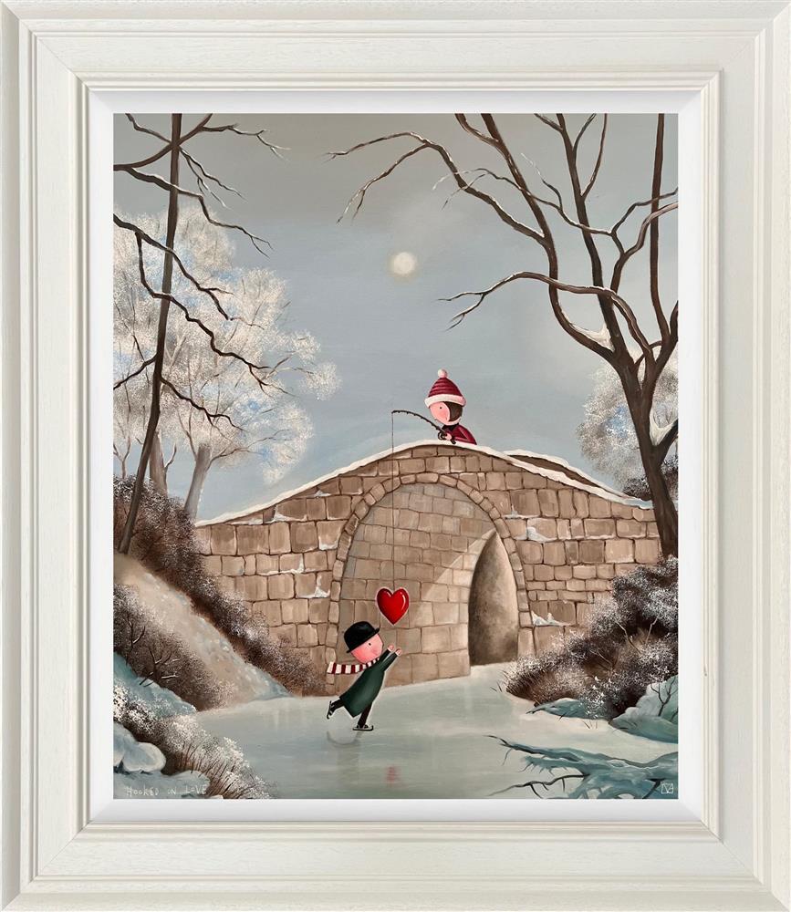 Michael Abrams - 'Hooked On Love' - Framed Original Art