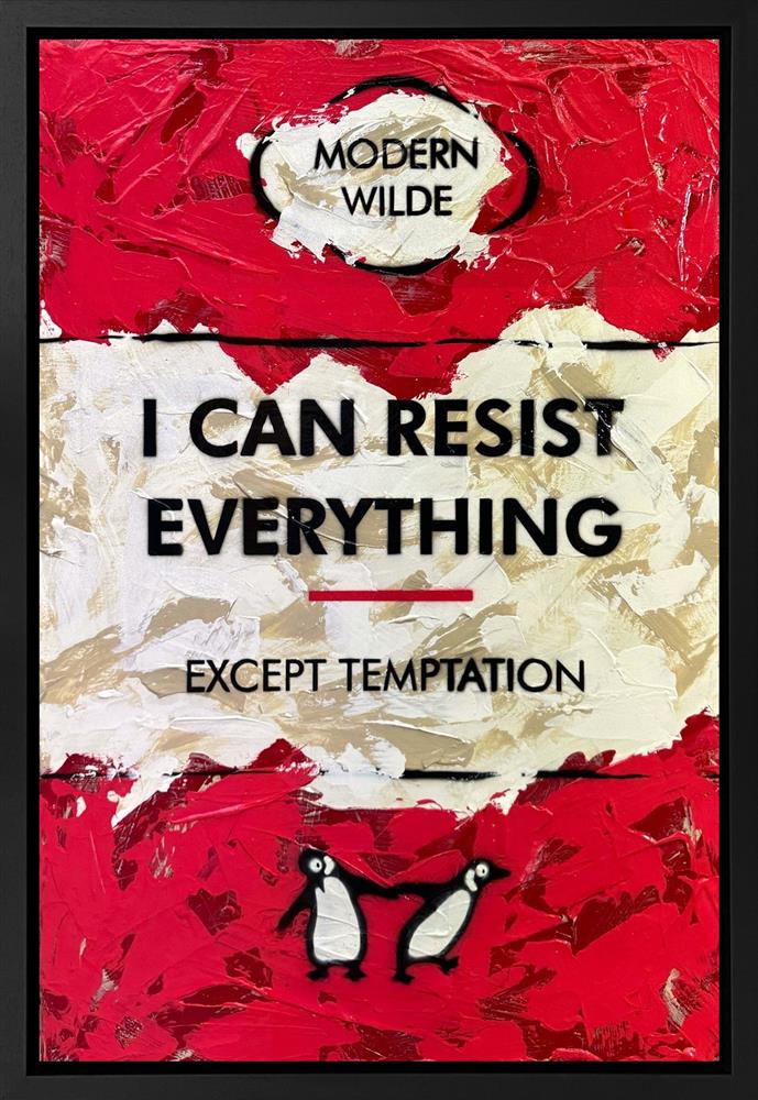 Hue Folk - 'I Can Resist Everything' - Framed Original Art