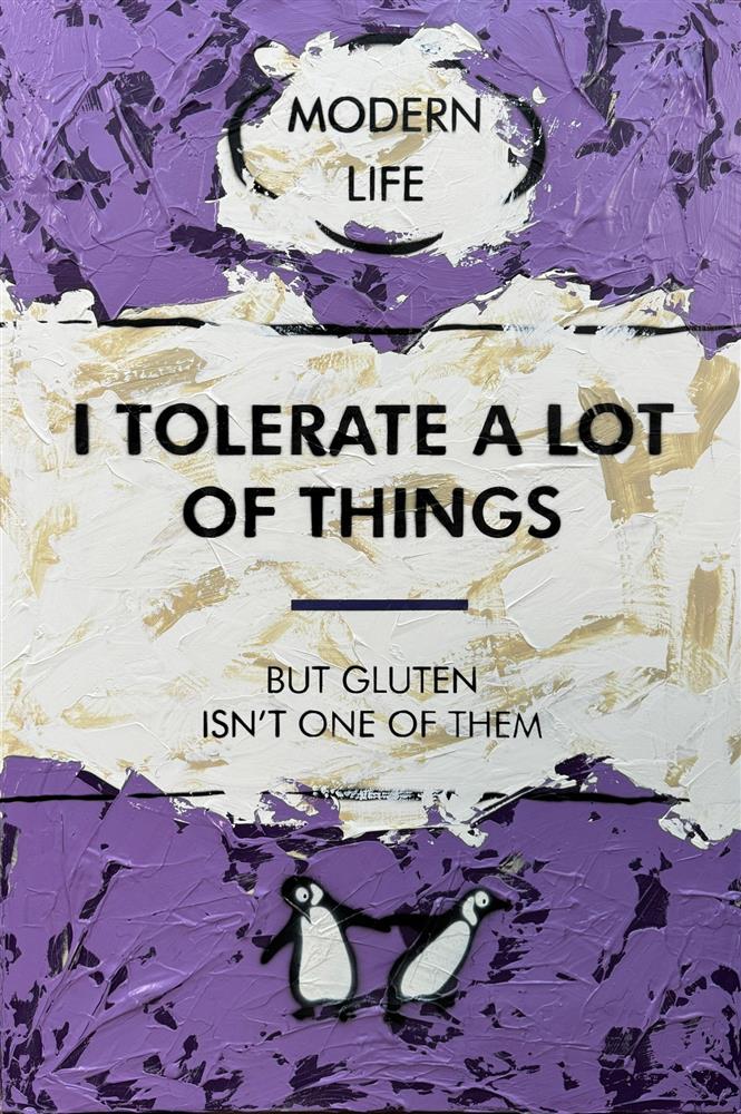 Hue Folk - 'I Tolerate A Lot Of Things' - Framed Original Art