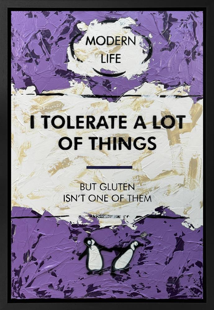 Hue Folk - 'I Tolerate A Lot Of Things' - Framed Original Art