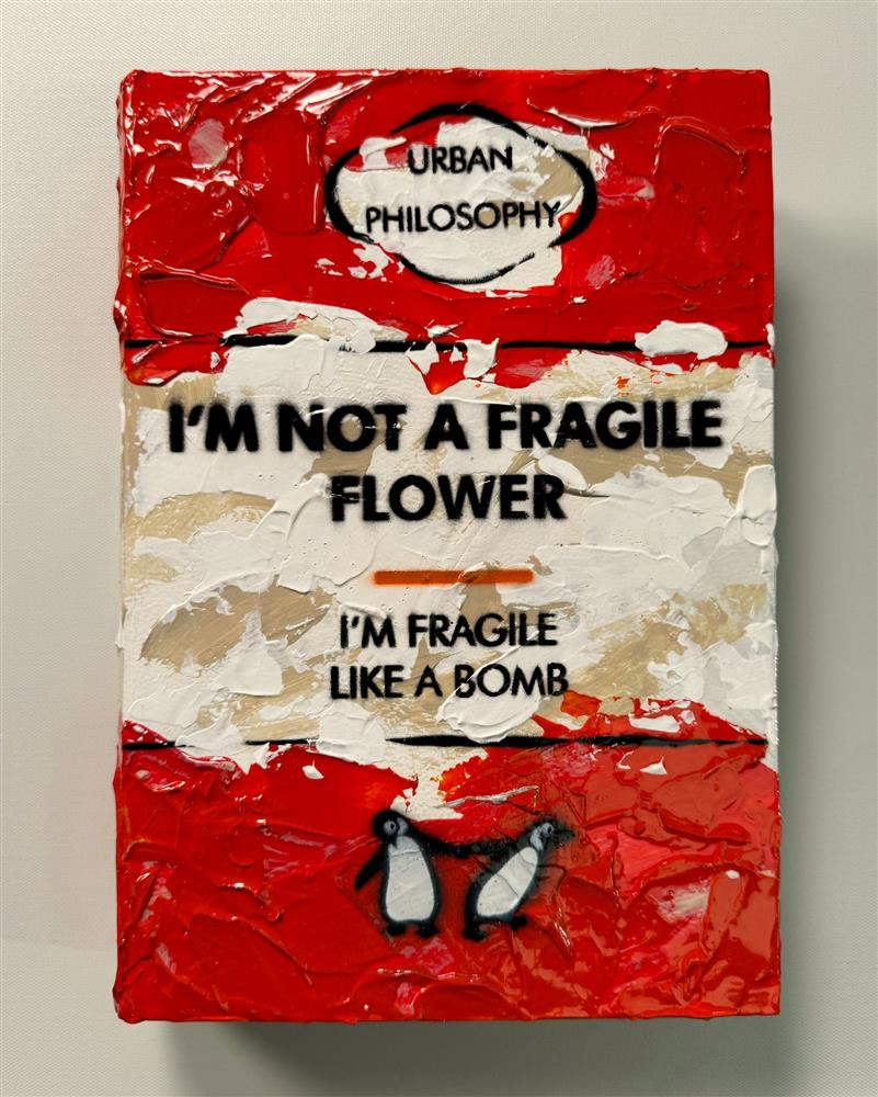 Hue Folk - 'I'm Not A Fragile Flower - Storybook'' - Framed Original Art