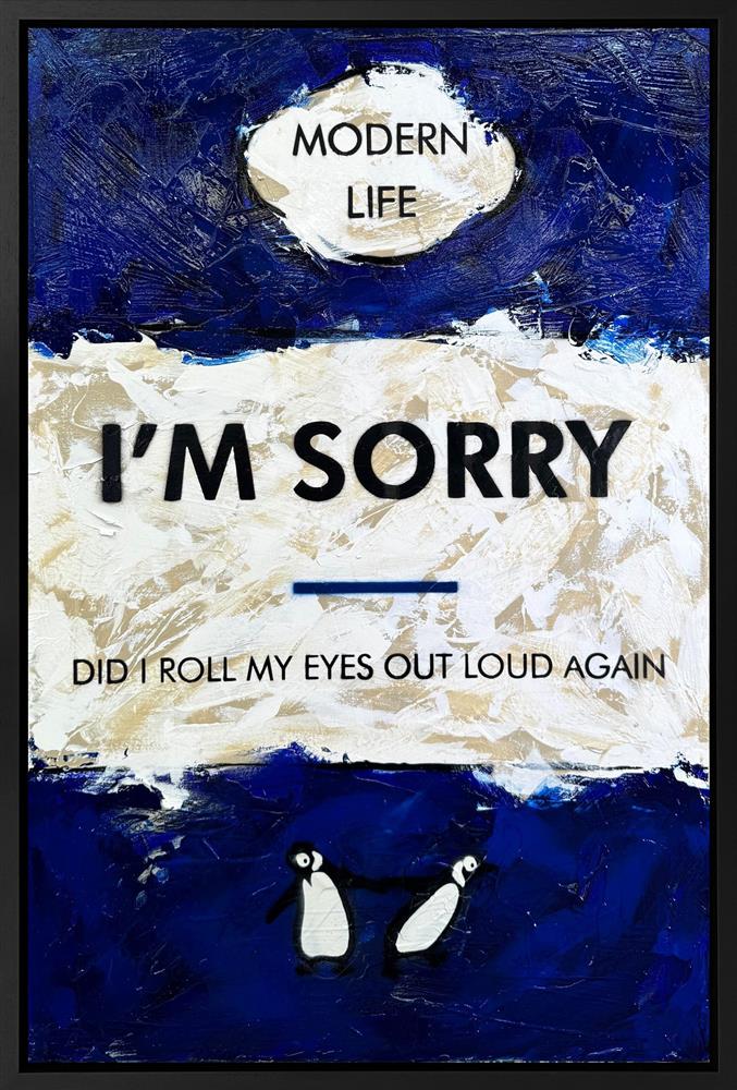 Hue Folk - 'I'm Sorry' - Framed Original Art