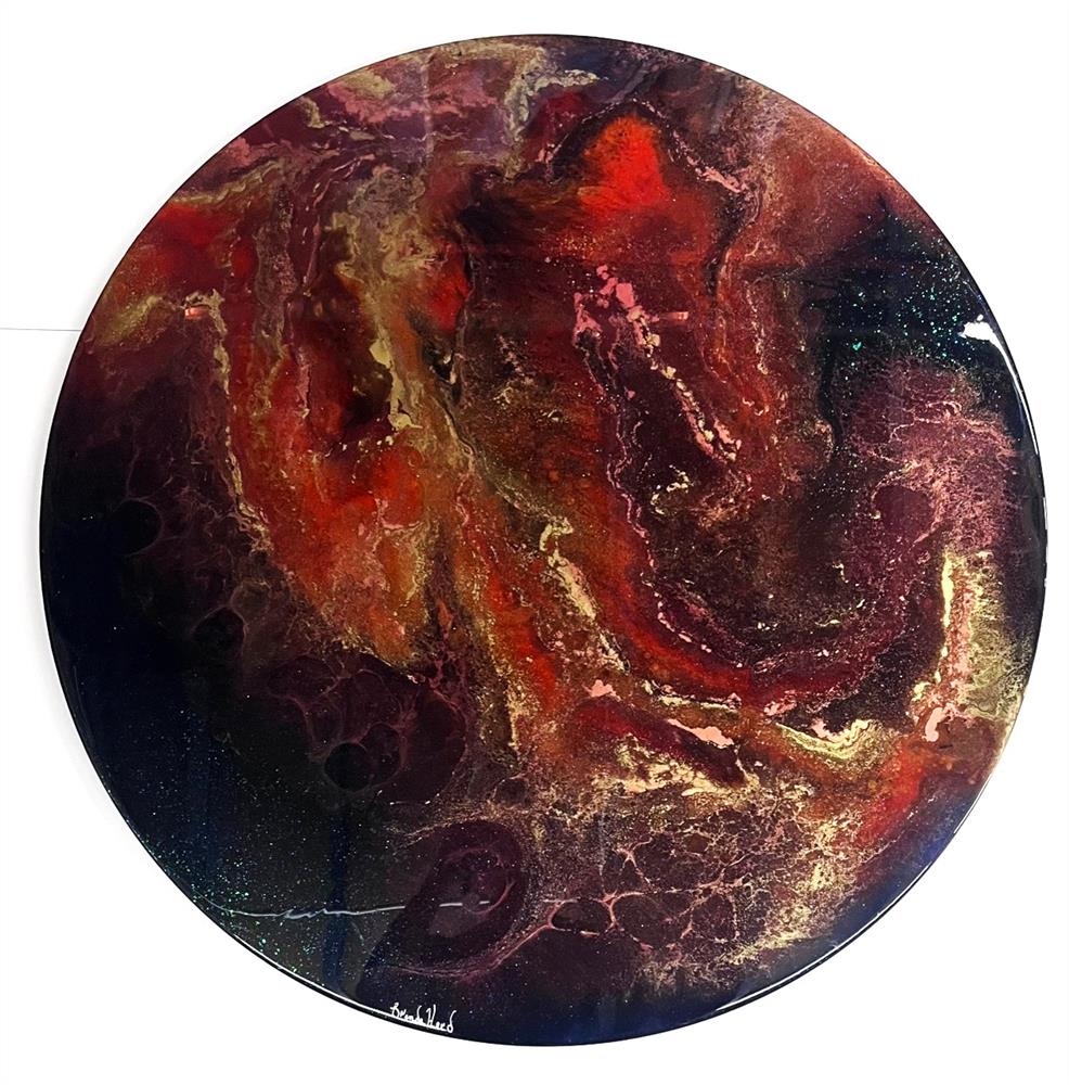 Brenda Herd - 'Jupiter Rises - Framed Original Artwork