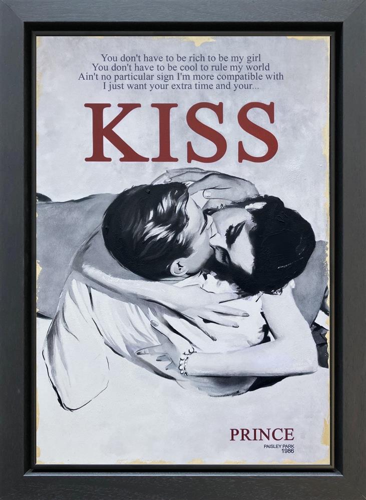 Linda Charles - 'Kiss' - Framed Original Artwork