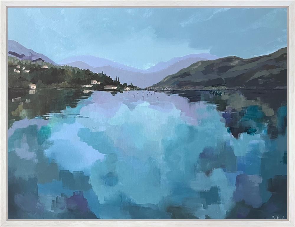 Stephanie Eufemia - 'Lake Como' - Framed Original Artwork