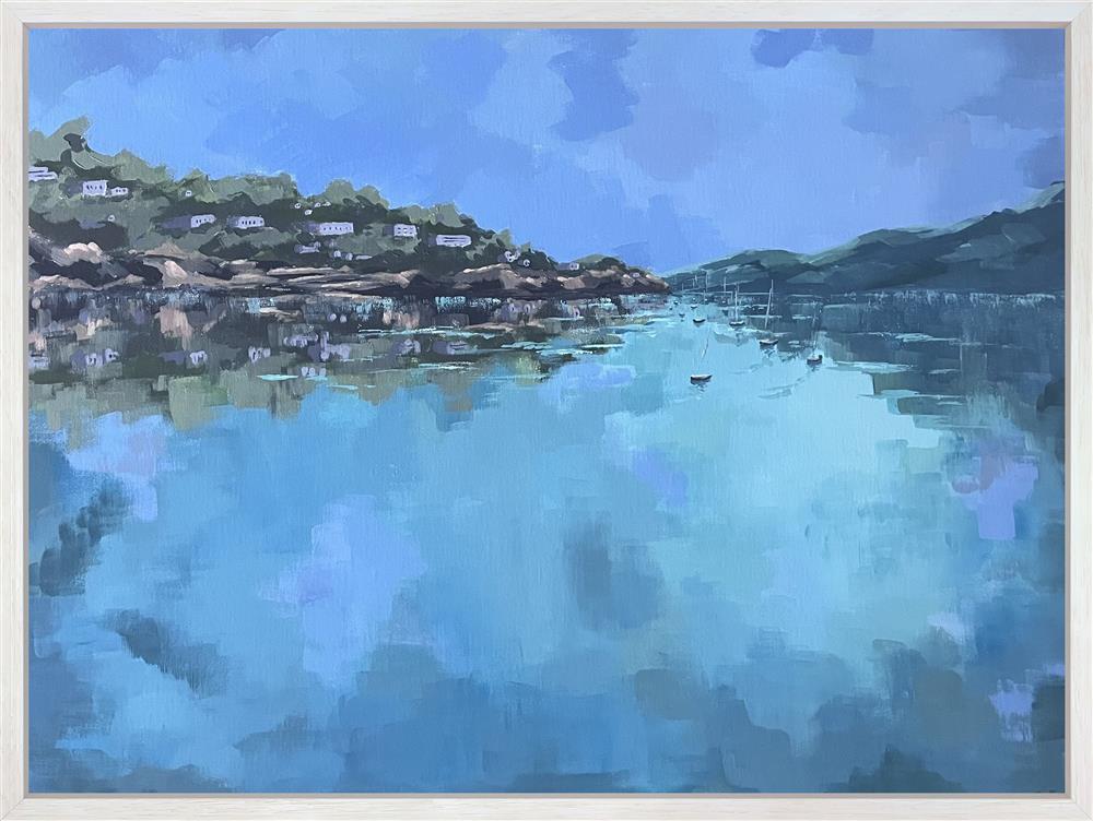 Stephanie Eufemia - 'Lake Garda' - Framed Original Artwork