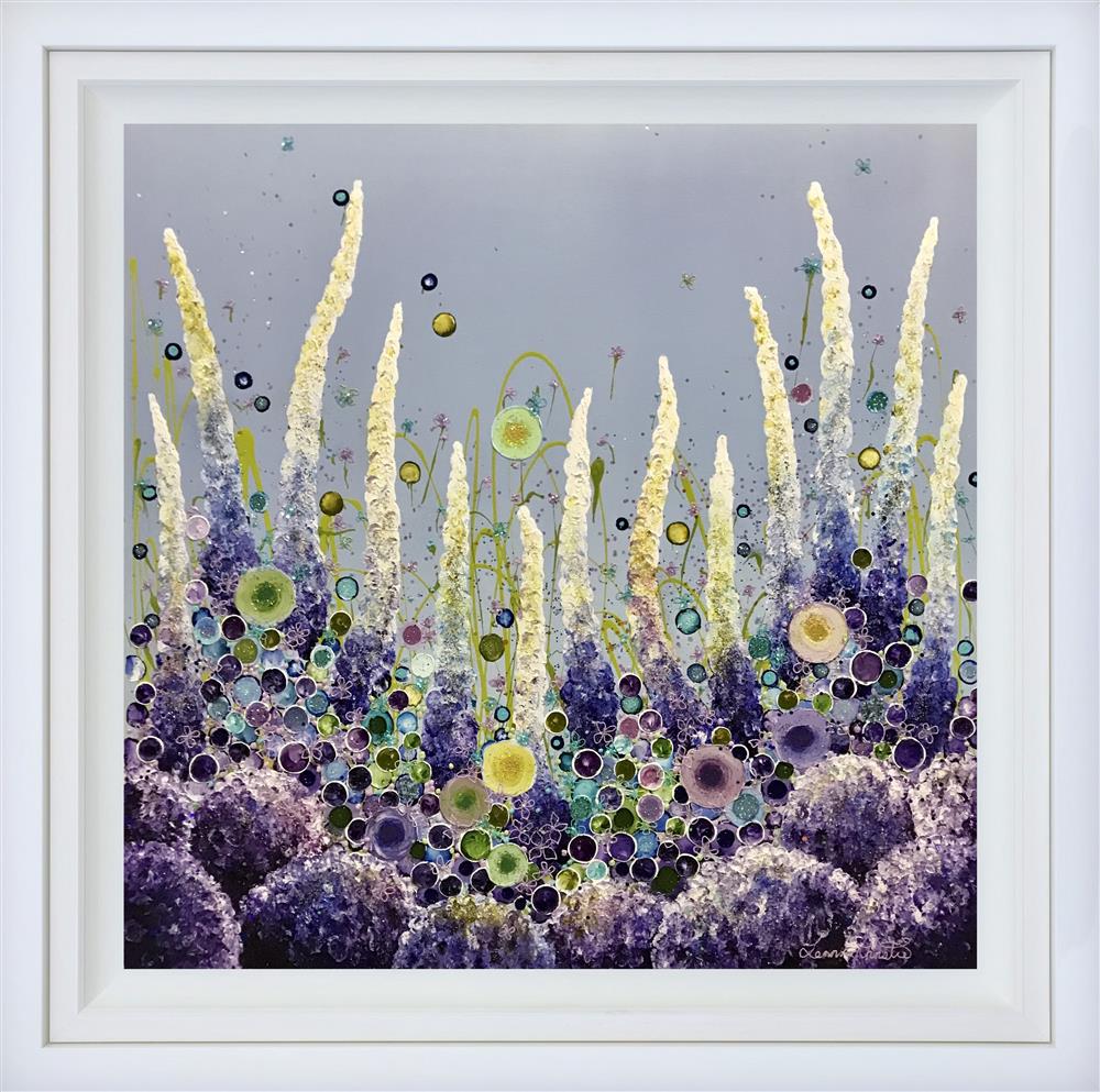 Leanne Christie - 'Lapis Blossom' - Framed Original Artwork