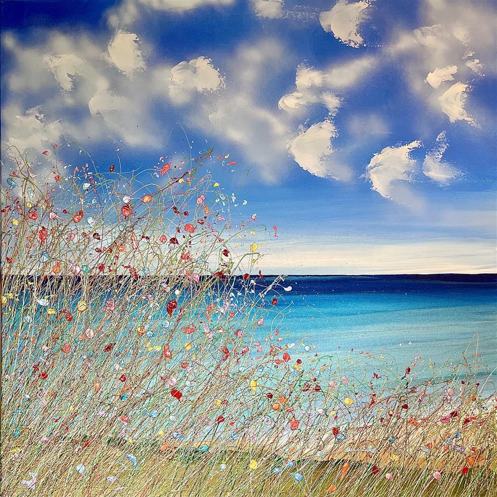 Lisa Pang - 'Laying Above The Sea' - Framed Original Artwork