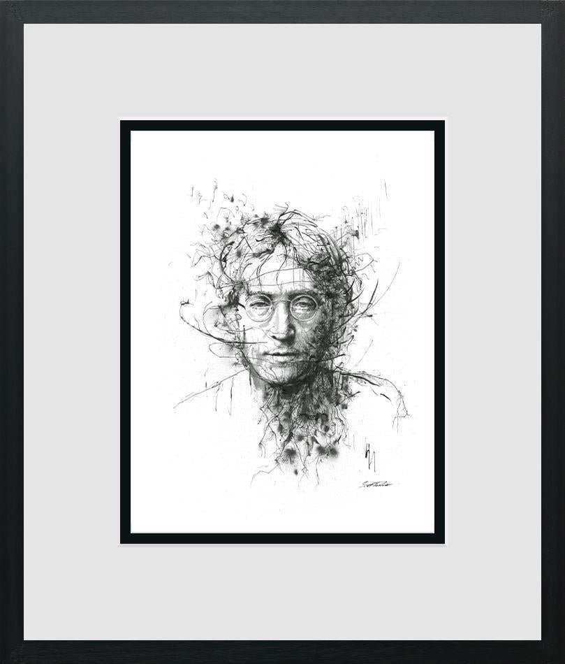 Scott Tetlow - 'Lennon' - Miniature-Framed Limited Edition Print