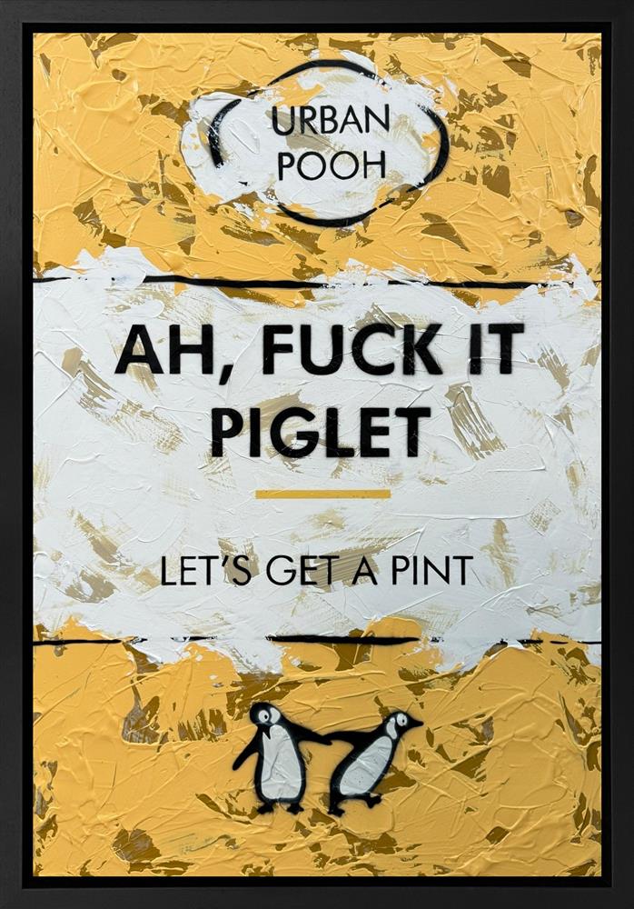 Hue Folk - 'Let's Get A Pint' - Framed Original Art