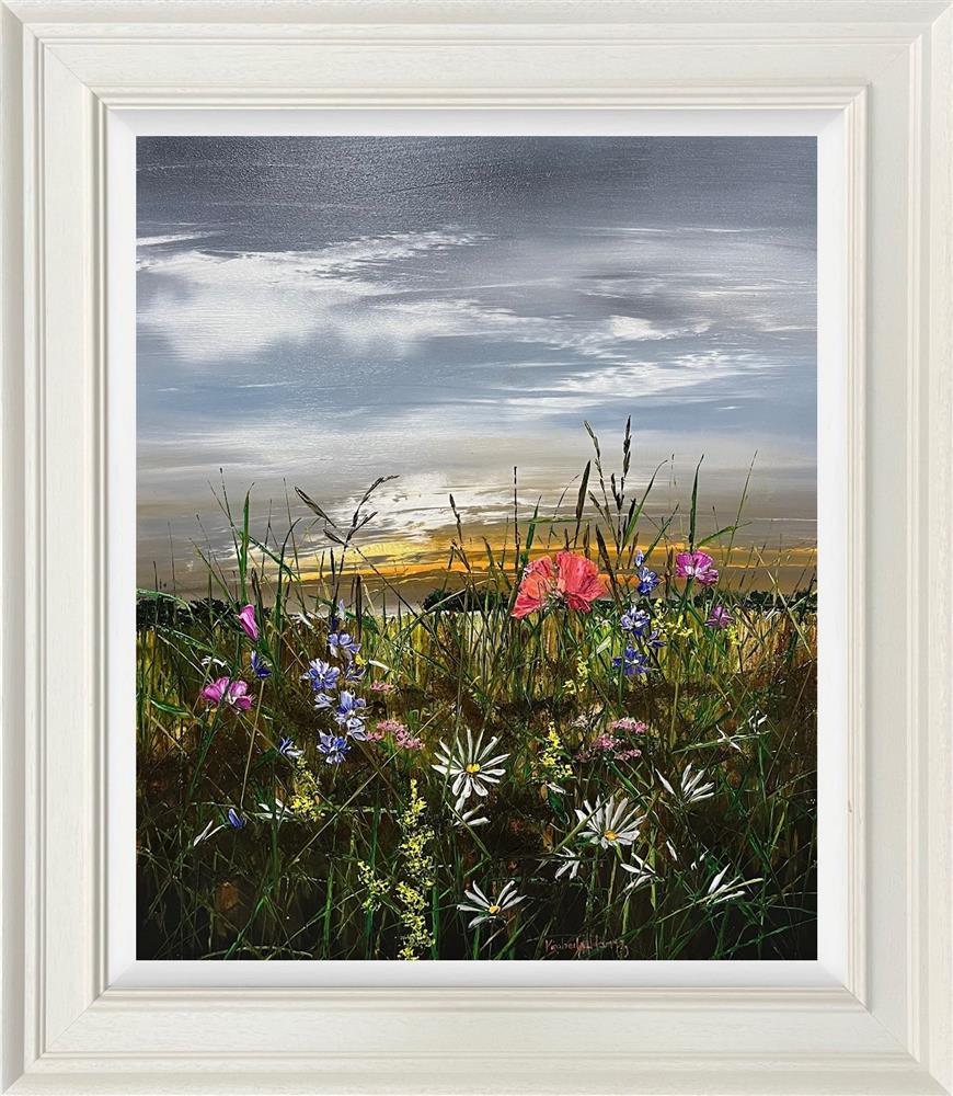 Kimberley Harris - 'Light Across The Meadow' - Framed Original Art