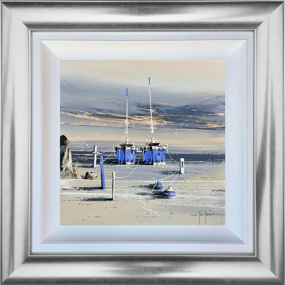 John Horsewell - 'Lines Drawn in the Sand' - Framed Original Artwork