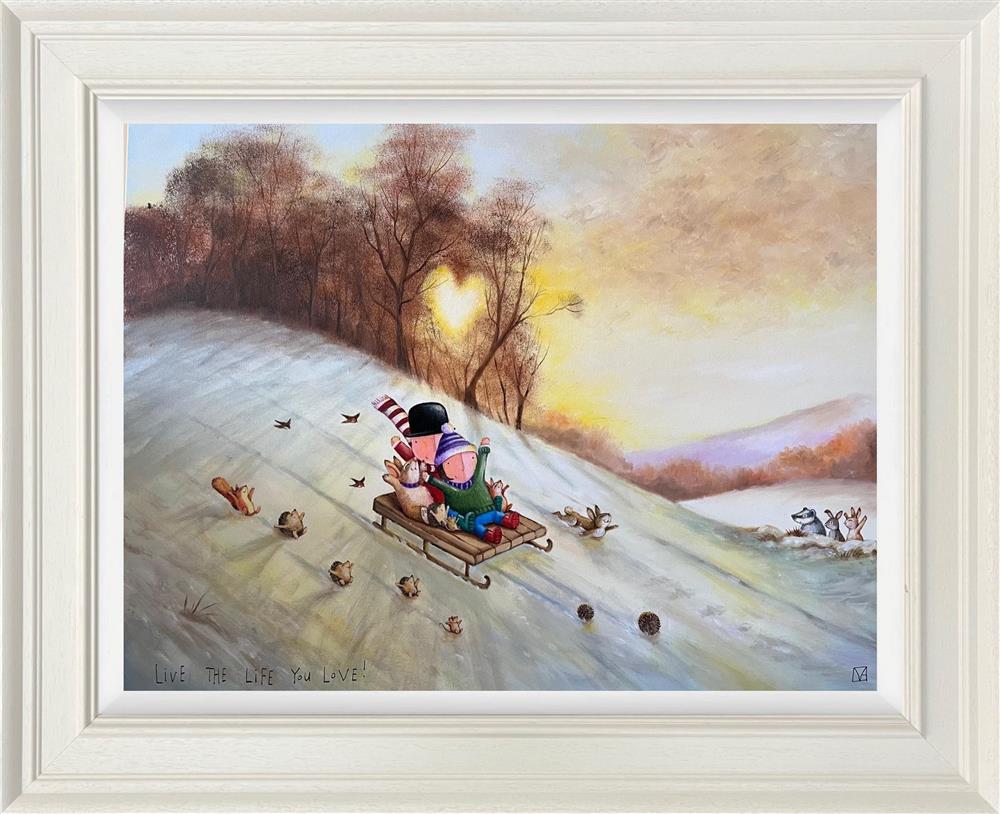 Michael Abrams - 'Live The Life You Love' - Framed Original Art