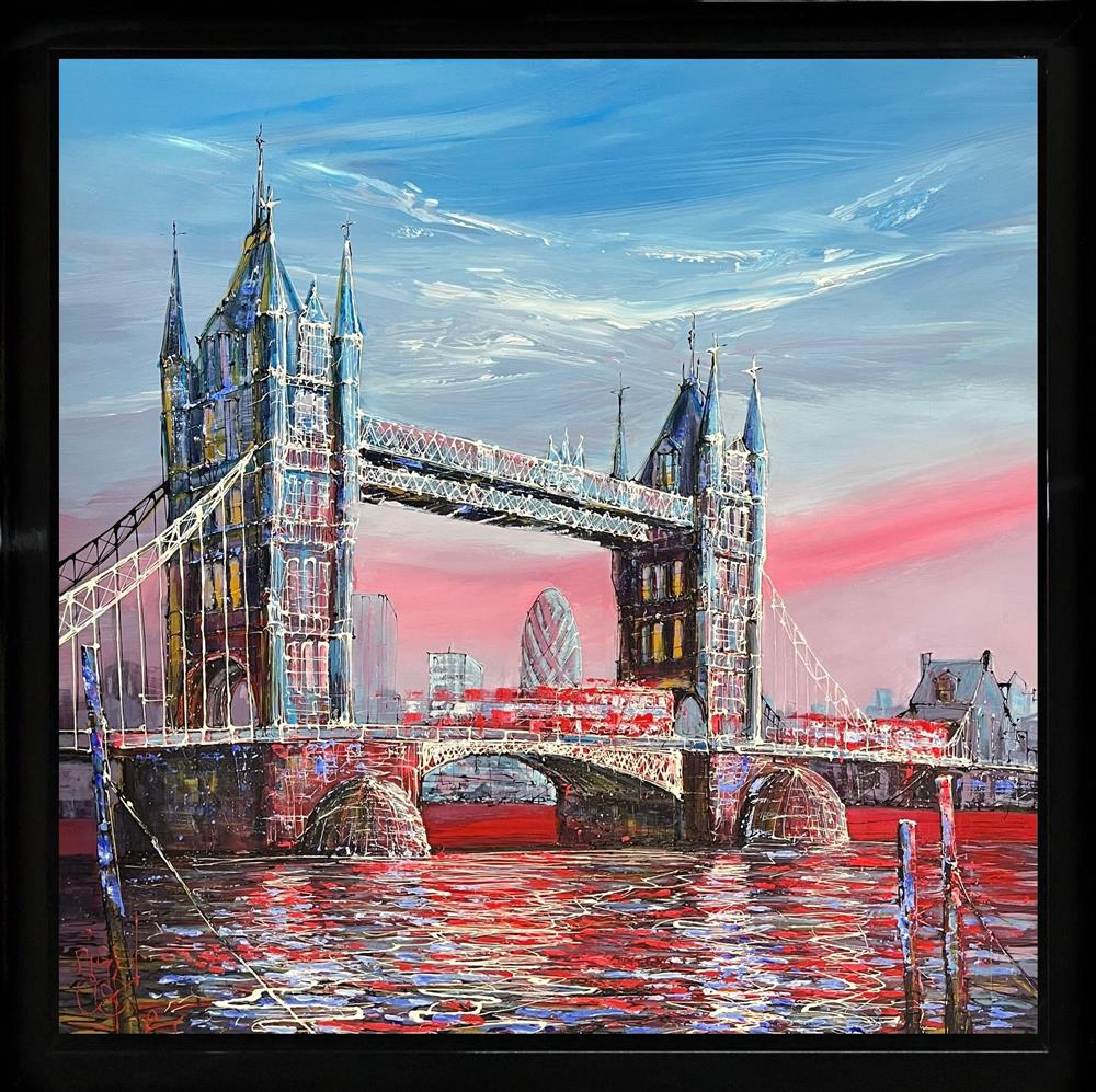 Nigel Cooke - 'London Town' - Framed Original Artwork