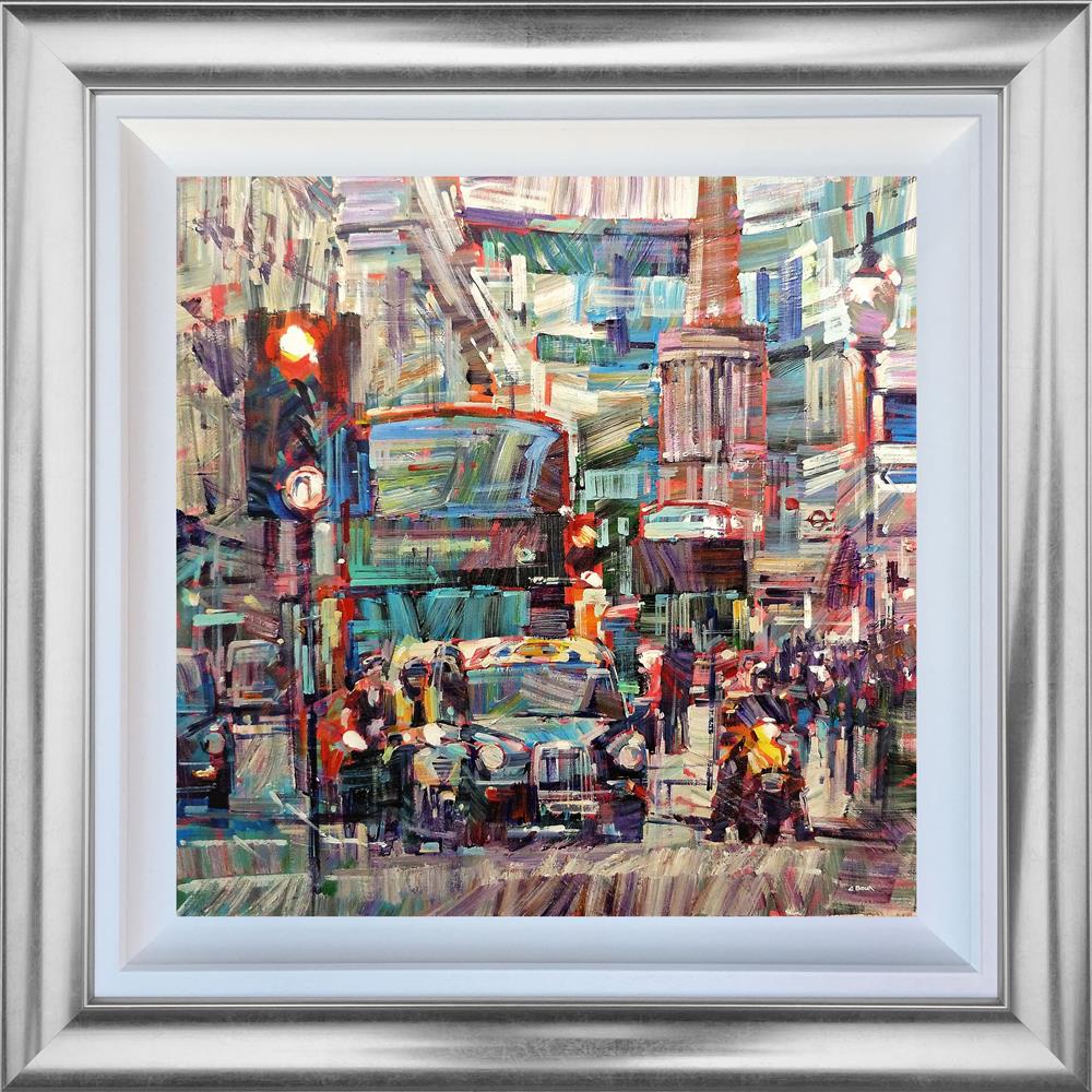 Colin Brown - 'London Traffic' - Framed Original Art