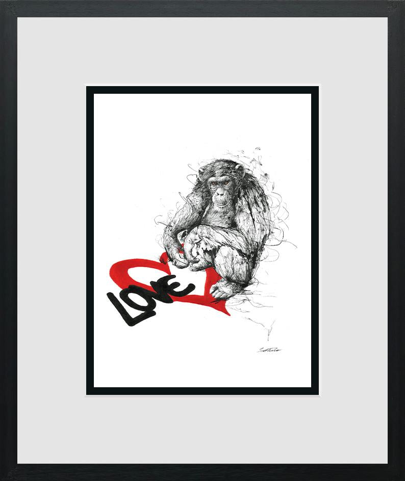 Scott Tetlow - 'Love' - Miniature - Framed Limited Edition Print