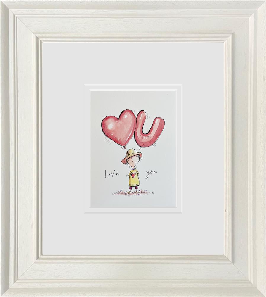 Michael Abrams - 'Love You - Sketch' - Framed Original Art