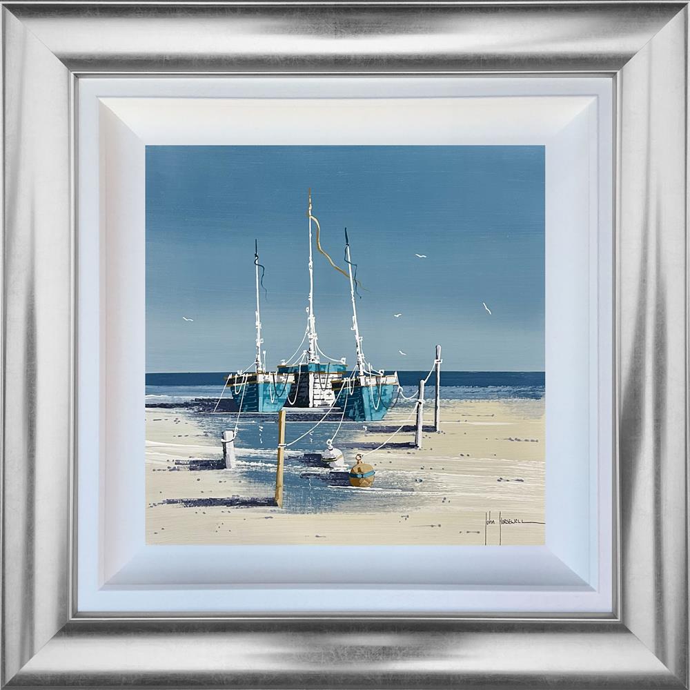 John Horsewell - 'Low Tide Haven' - Framed Original Artwork