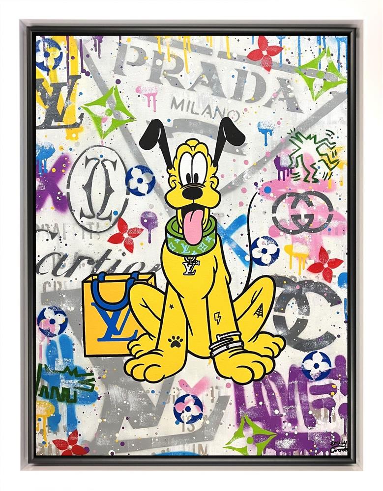 Emily Crook - 'Luxury Pooch' - Framed Original Art