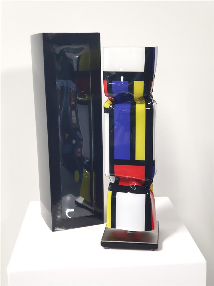 Michael Daniels - 'Mondriaan Red' - Limited Edition Sculpture