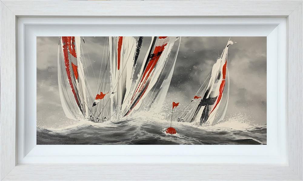 Dale Bowen - 'My Red Sail' - Framed Original Art