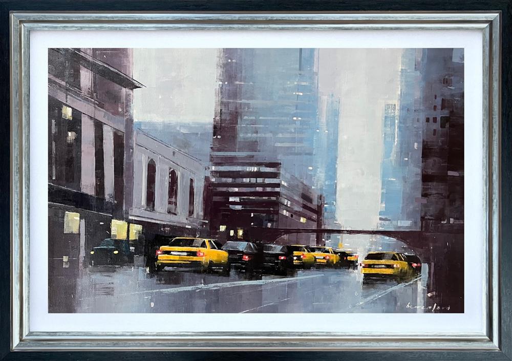 Mark Beresford - 'NYC Traffic' - Framed Original Artwork