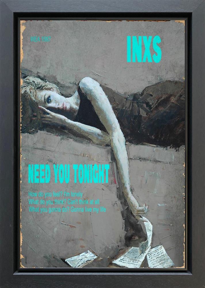 Linda Charles - 'Need You Tonight' - Framed Original Artwork