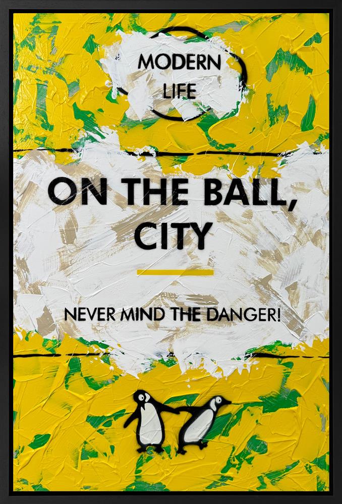 Hue Folk - 'Never Mind The Danger!' - Framed Original Art