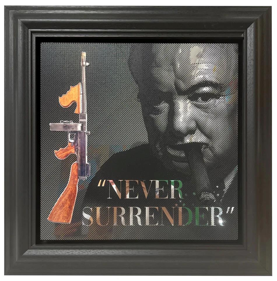 Sannib - 'Never Surrender' - Framed Original Art