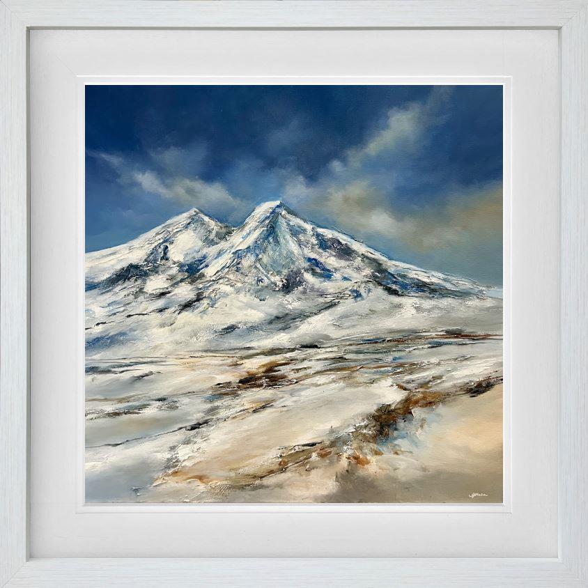 Alison Johnson - 'Snowdon' - Framed Original Artwork