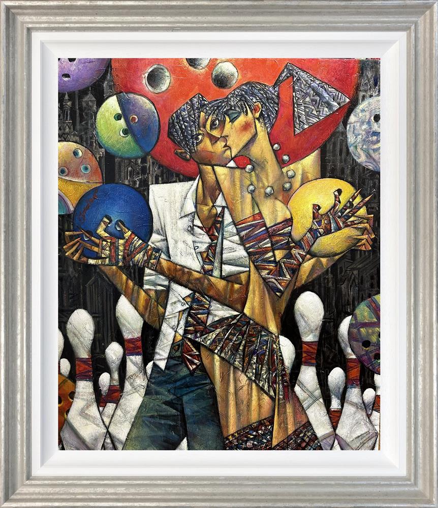 Andrei Protsouk - 'Big City Rollers' - Framed Original Art