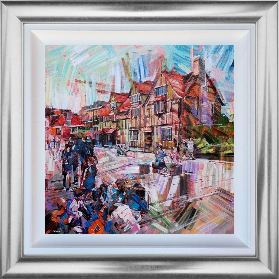 Colin Brown - 'Shakespearean Shoppers ' - Framed Original Art