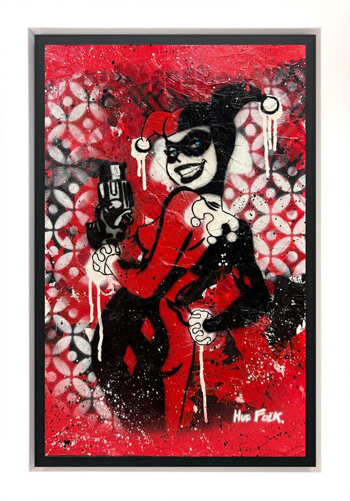 Hue Folk - 'Maid Of Mischief' - Framed Original Art